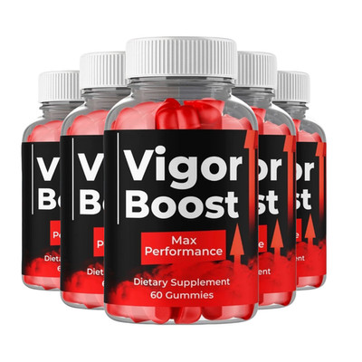 5-Pack Vigor Boost Gummies - VigorBoost Gummies Male Support Formula -300Gummies
