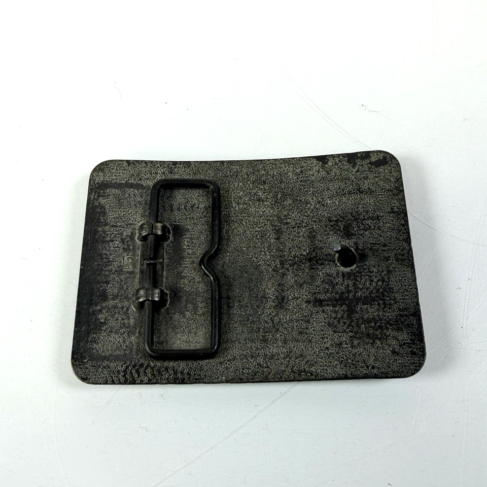 Hebilla de cinturón de metal color bronce latón genuino vintage Dixie Beer Foto 4 de 4