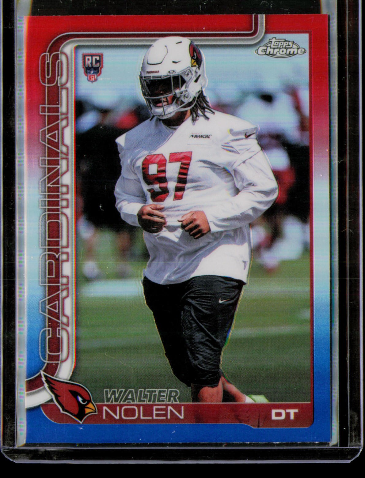 2025 Topps Chrome Walter Nolen Red White and Blue Refractor #365