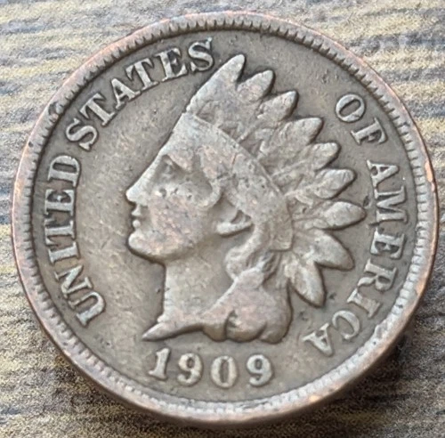 1909 Indian Head Penny Cent **1082