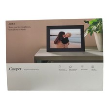Aura Home 10.1" Cooper Digital Photo Frame, Black