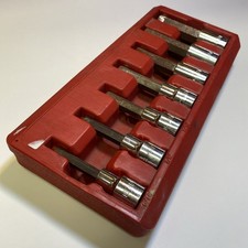 Mac Tools 12 Drive 7pc Sae Hexallen Socket Driver Set Usa W Tray Svh7pt