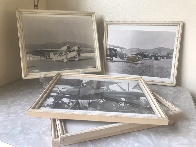 Lot of 5 1900s to WWI German Fokker US Navy TIMM Aircraft B & W PHOTOGRAPHS