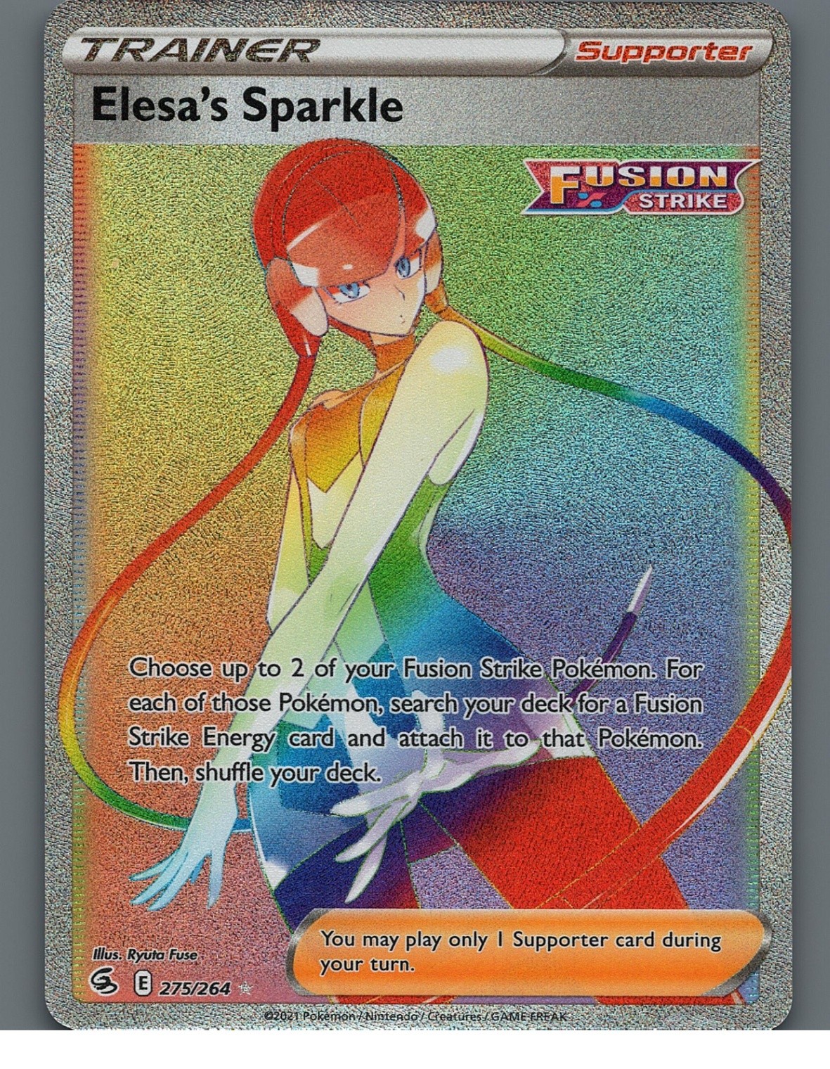 Elesa's Sparkle (Secret) 275/264 SWSH08: Fusion Strike NM