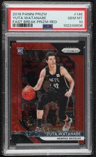 2018 Panini Prizm Fast Break Red 110/125 Yuta Watanabe #146 PSA 10 GEM MT 14t3