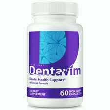 Dentavim Advanced Dental Support Capsules for Healthy Teeth and Gums 60ct