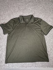 Old Navy Active Core Polo Shirt Size XXL Olive Green Short Sleeves Performance