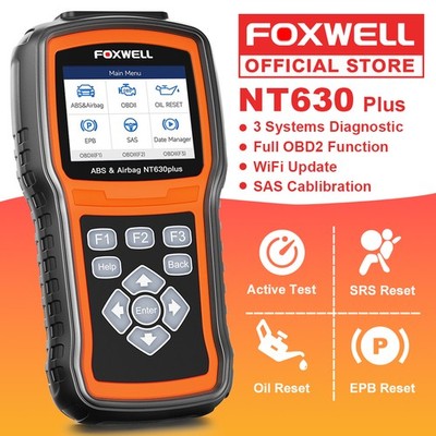 2026 FOXWELL NT630 Plus Auto Kfz OBD2 Diagnosegerät ABS SRS Scanner Auslesegerät