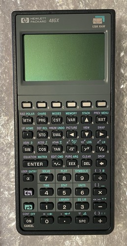 Hewlett Packard HP 48GX 128K RAM Graphing Calculator MINT CONDITION
