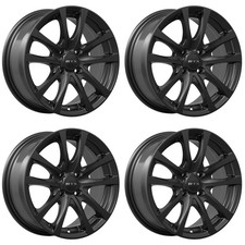 Set Of 4 15 Gloss Black Alloy Wheels Rims For Scion 4x100 Tf24 Replacement 4lug Set Of 4 15 Gloss Black Alloy Wheels Rims For Scion 4x100 Tf24 Replacement 4lug