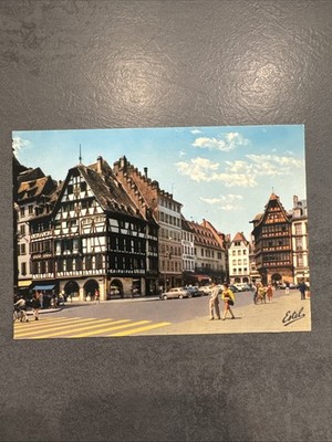 Postkarte Straßburg Place De La Cathédrale Ansichtskarte Ak 2769