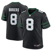 Aaron Rodgers New York Jets Nike Alternate Game Jersey - Legacy Black Size M