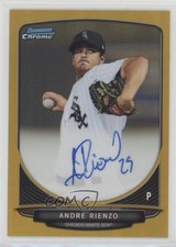 2013 Bowman Chrome Prospects Gold Refractor 29/50 Andre Rienzo #BCA-AR Auto 1x9
