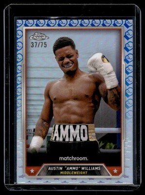 2024 Topps Chrome Boxing Glove Refractor Austin Williams 37/75 #47