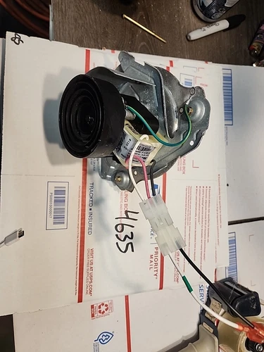 JAKEL J238-100-10110 Draft Inducer Blower Motor Carrier HC21ZE125A
