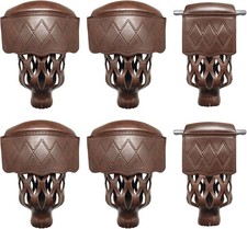 Billiard Pool Table Pockets Heavy Duty PU Leather Billiard Pockets Set of 6  Incl
