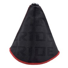 NTNEV Universal Shift Boot Cover, Car Shift Knob Dust Cover, Fabric Black