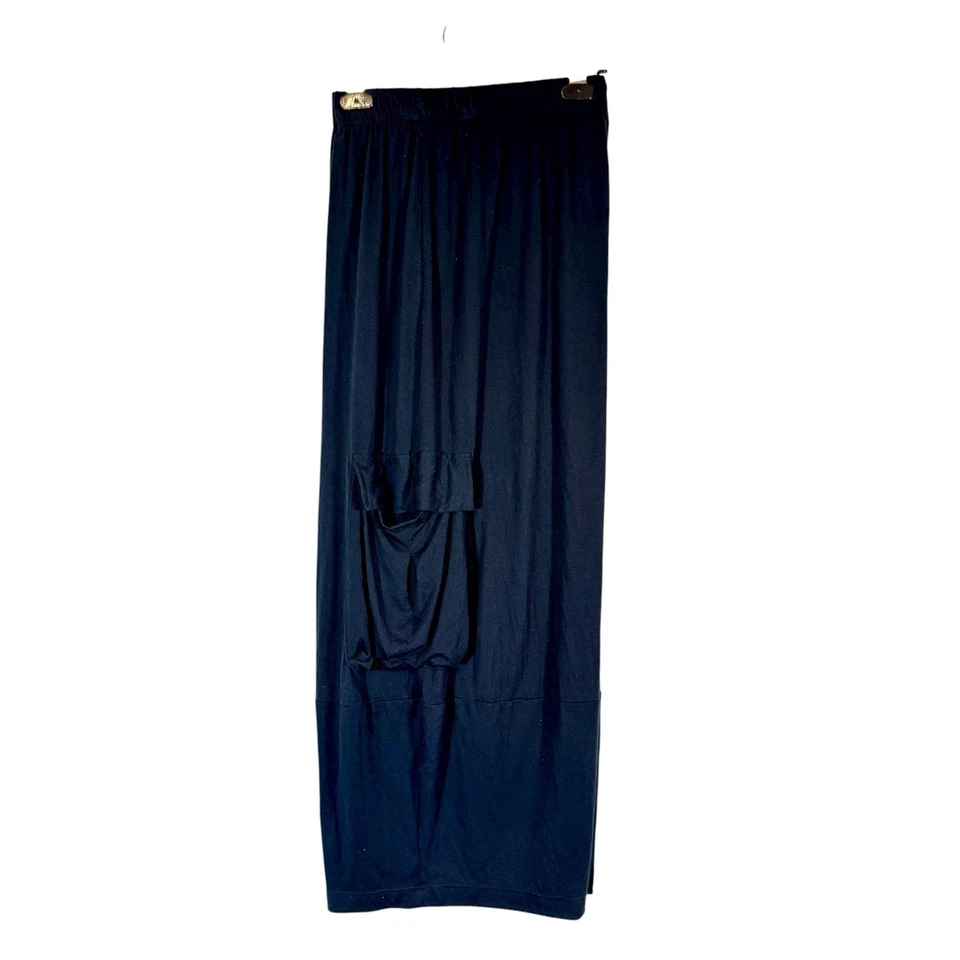 Pantalones cargo Chalet Et Ceci Hallie para mujer M negros mezcla de bambú pastillas para piernas de barril Foto 4 de 4