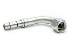 Vintage Air 347300-VUR - Fitting 90 Degree A/C Hose -10An E-Z Clip