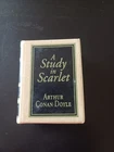 Del Prado Miniature Classics Library Study Scarlet Arthur Conan Doyle Book (b)