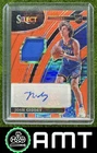 Josh Giddey 2021-22 Panini Select 4/30 RC Jersey Auto Neon Orange Pulsar FOTL