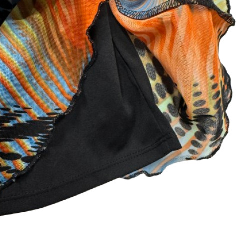 Forever 21 Patchwork Pattern Mini Party Dress, Sz… - image 11