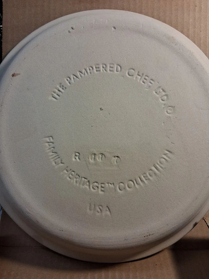 Pampered Chef  9 Inch Stone Pie Plate  Never Used. From The Family Hertage. - Image 4 of 4