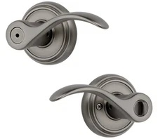 (Lot of 3) Baldwin Tobin Lever & Round Rose- Privacy 353 TBL RDB 16B