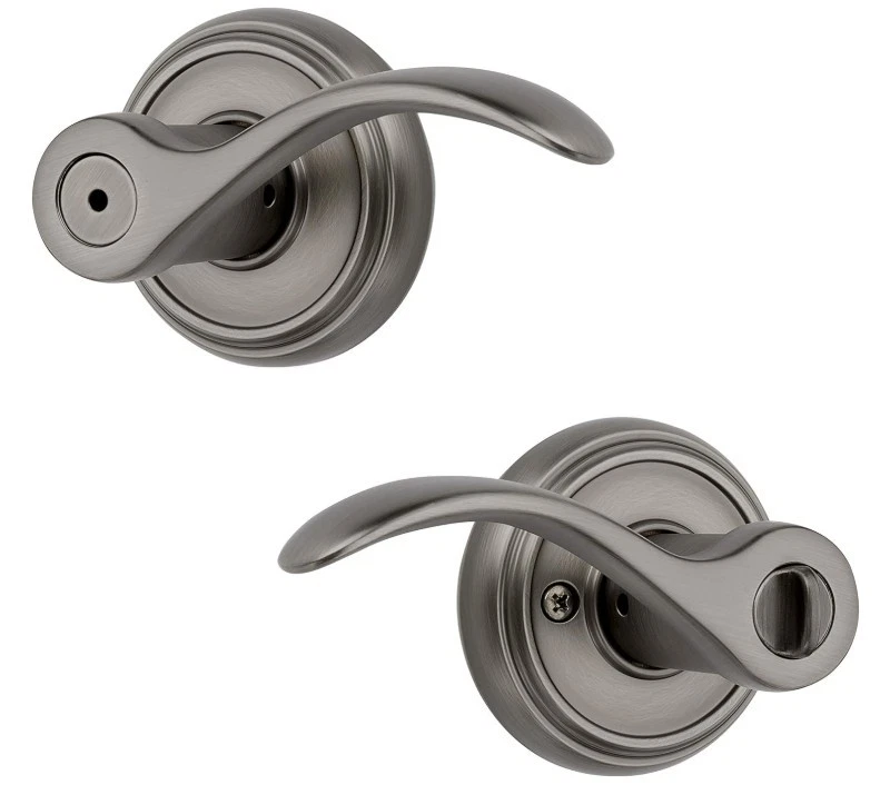 (Lot of 3) Baldwin Tobin Lever & Round Rose- Privacy 353 TBL RDB 16B