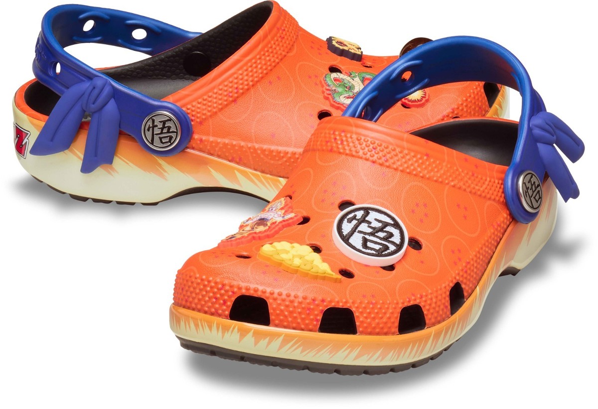 NWT Kid Crocs Classic Clog Dragon Ball Z Goku 210897 90H Orange