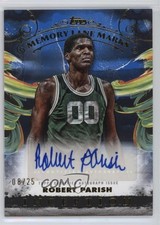 2024-25 Topps Inception Memory Lane Marks Blue 8/25 Robert Parish Auto HOF 1l31