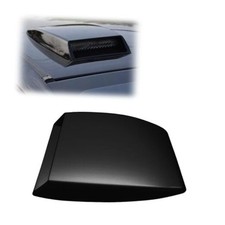 YoRise Universal Car Decorative Air Flow Intake Hood Scoop, Self-Adhesive Black