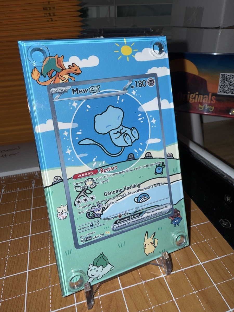 Mew EX SIR Paldean Fates 232/091 Pokemon Extended Artwork Case | eBay