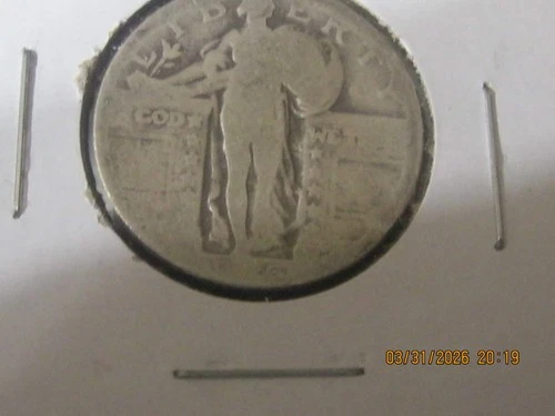 1926 Standing Liberty Quarter 25C – 90% Silver – Circulated – U.S. Coin