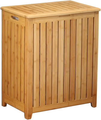 Spa-Style Bamboo Laundry Hamper