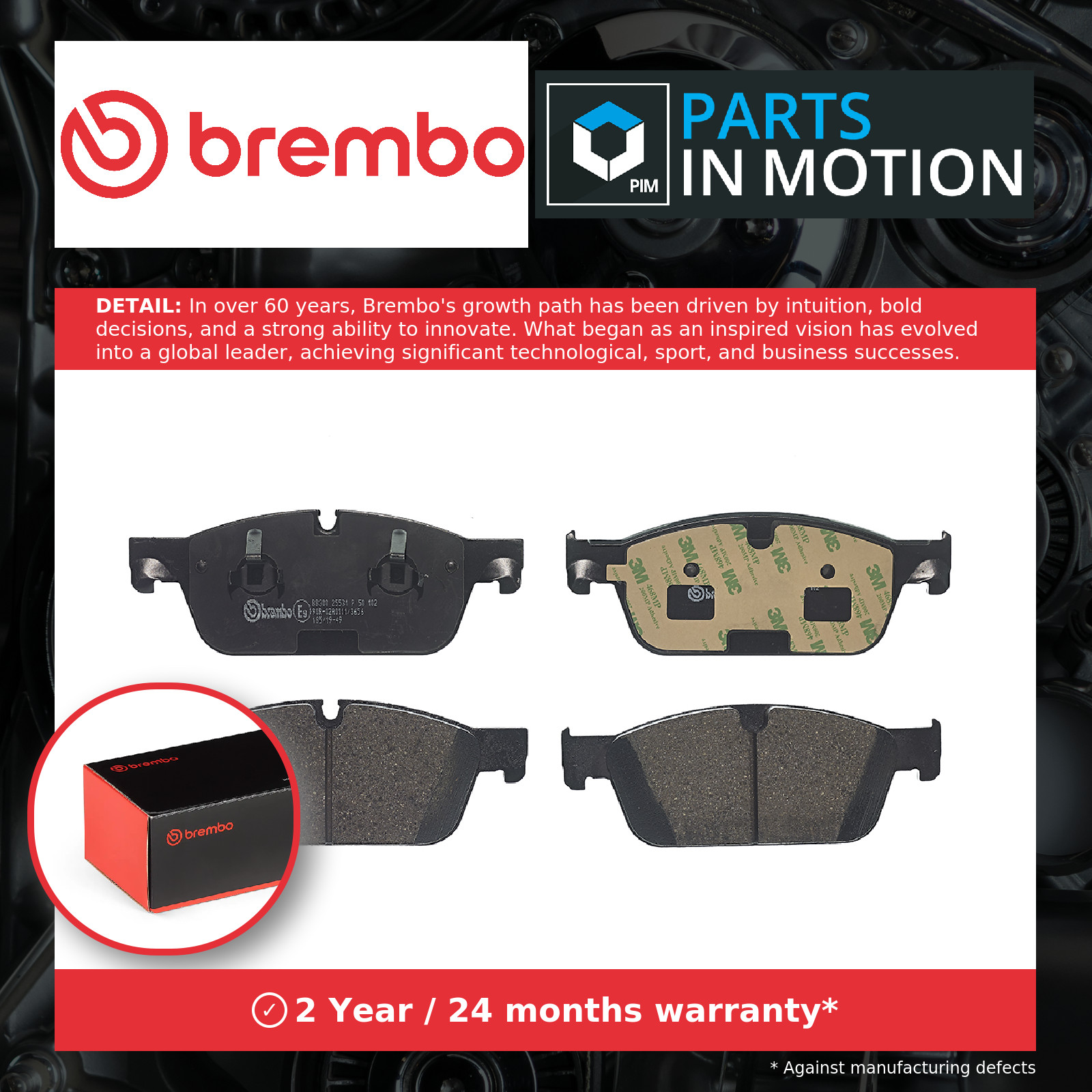 P 50 102 Disc Brake Brake Pad Set Front Fits Mercedes GLE Coupe Gl-Class Brembo - Image 17