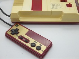 Nintendo Famicom HVC-001 Console Repainted w/ AC Adapter RF Tested NTSC-J Japan