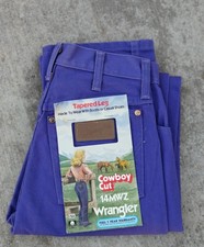 NWT Wrangler 14MWZ Vintage Cowboy Cut Womens Purple Tapered Leg Jeans 5x32