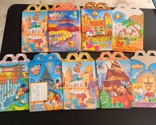 10New Unused 1994 McDonald’s Mickeys EPCOT 94 Disneylan Happy Meal Boxes Cartons