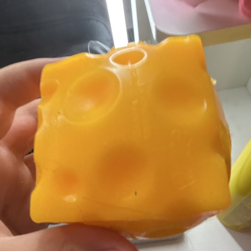 Yellow Gel Squishy Squeeze Ball Stress Reliever Toy, 3 in, Soft Squeeze Ball