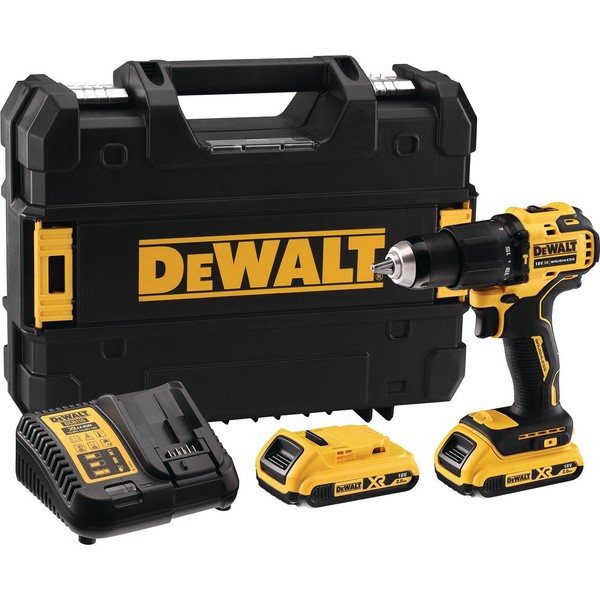 Akku-Schlagbohrschrauber DCD709D2T 18V 2Ah 1,5-13Mm Dewalt-image