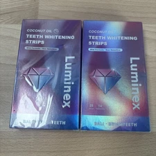 Luminex Teeth Whitening Strips 28 Strips 14 Treatments 2 Boxes EXP 07/26