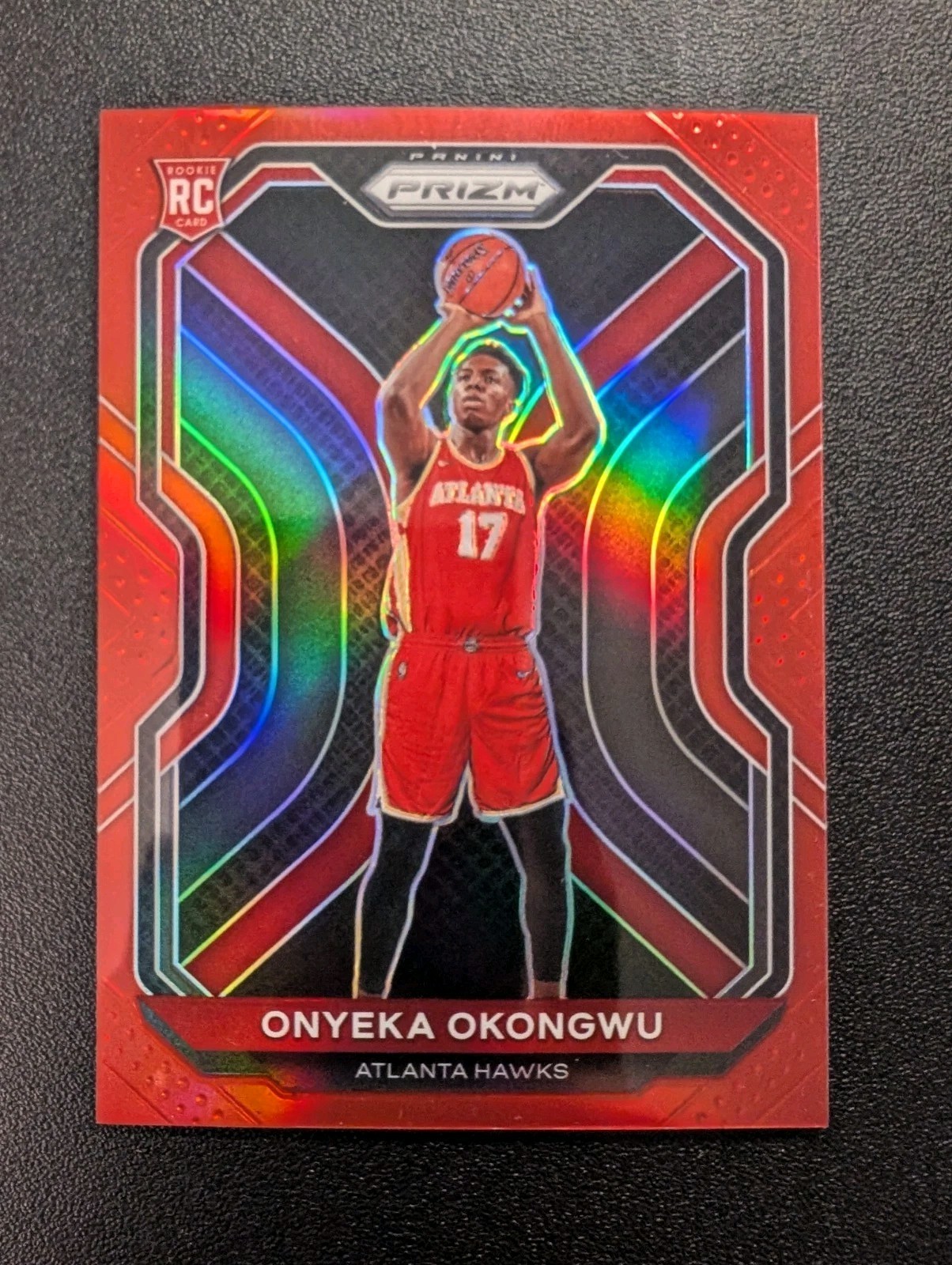2020-21 Panini Prizm Red Prizm /299 Onyeka Okongwu #260 Rookie RC