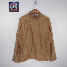 Trapper Mens Suede Jacket GB 40R Medium Brown...
