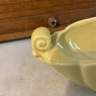 McCoy Pottery Console Bowl Planter Art Deco Yellow 10” Vintage — photo 10