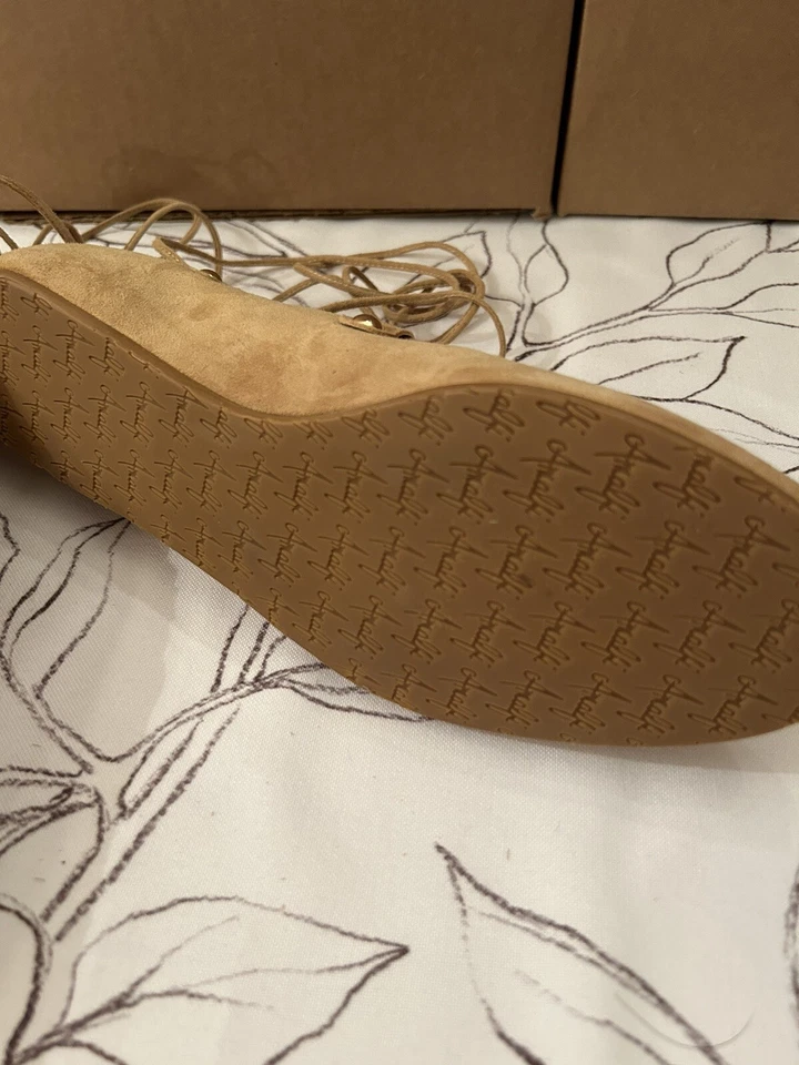 NUEVAS Sandalias Italianas Planas de Cachemira Amalfi by Rangoni 9.5 Estrechas Foto 3 de 4