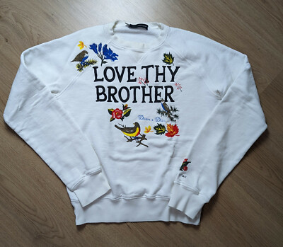 Original Dsquared ''Love thy Brother'' Sweatshirt - Gr. M ultra selten