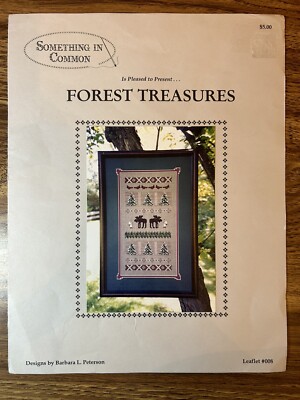 Something in Common ''Forest Treasures'' Cross Stitch Chart - Leaflet #008