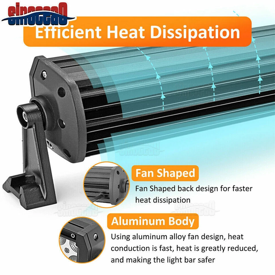 Barra de luz LED parachoques inferior 32" 180W apta para lámpara todoterreno Toyota Tacoma 2005-2015 Foto 4 de 4