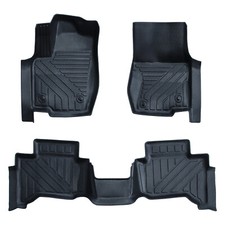 Car Floor Mats For 2024-2025 Toyota Land Cruiser All-weather Black